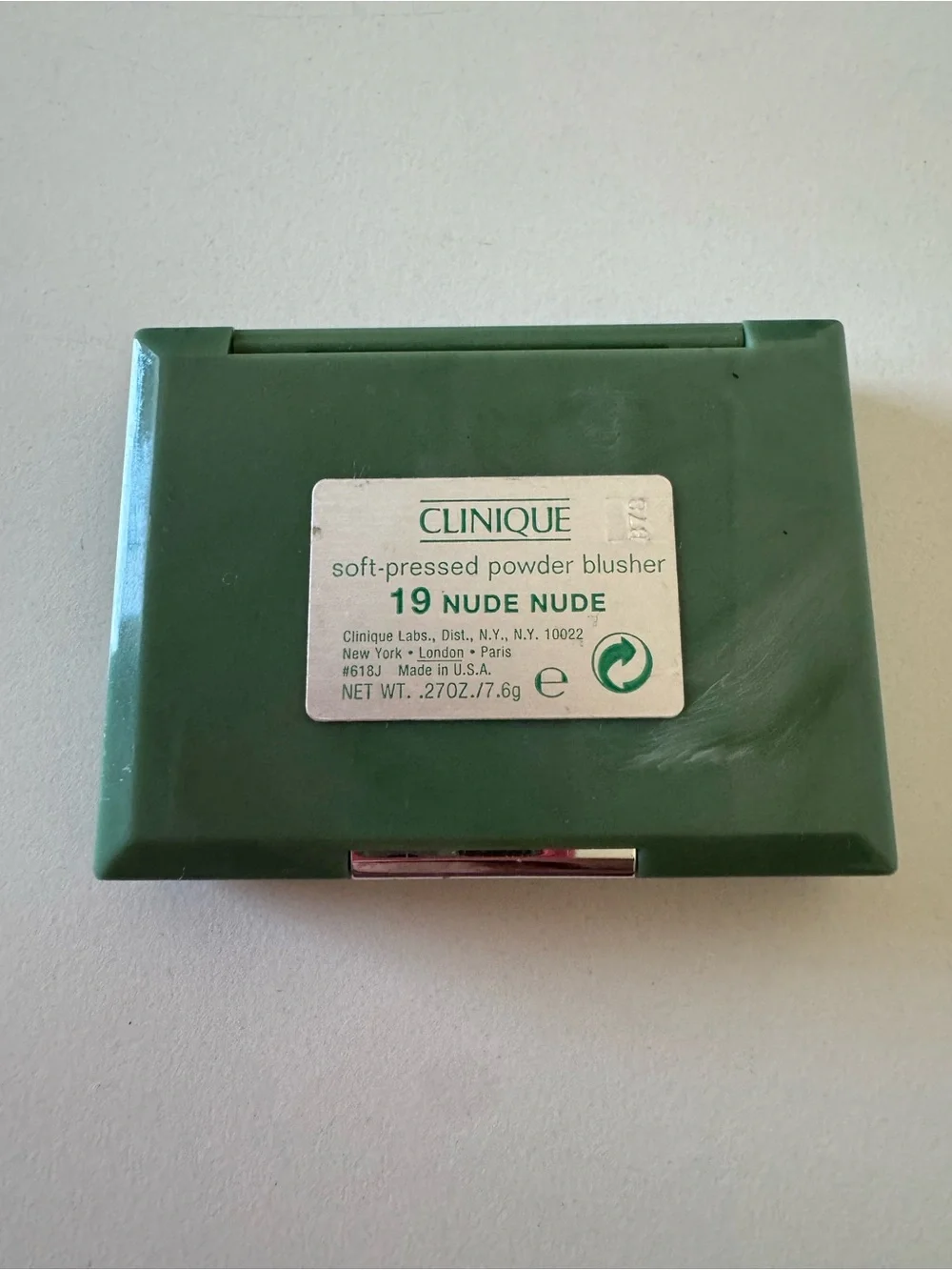 Clinique Soft Pressed Blush Powder Nude Nude 19 Blush NEW
